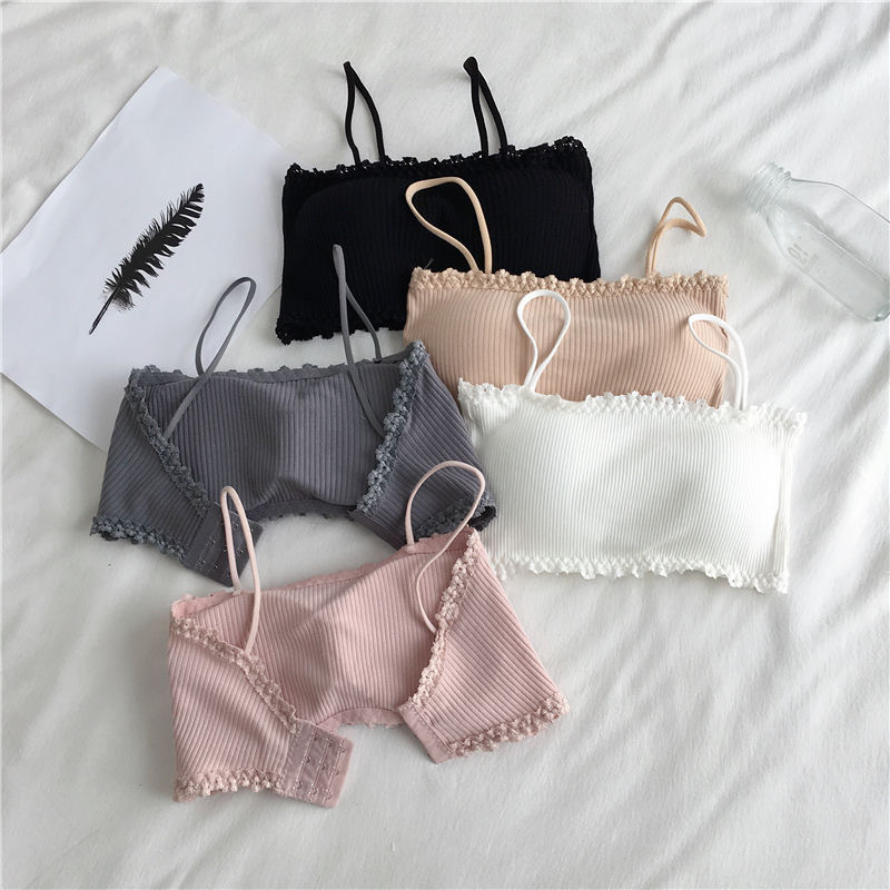 Women's Cotton Bra Female Tube - Suspender Tank Top review and price
