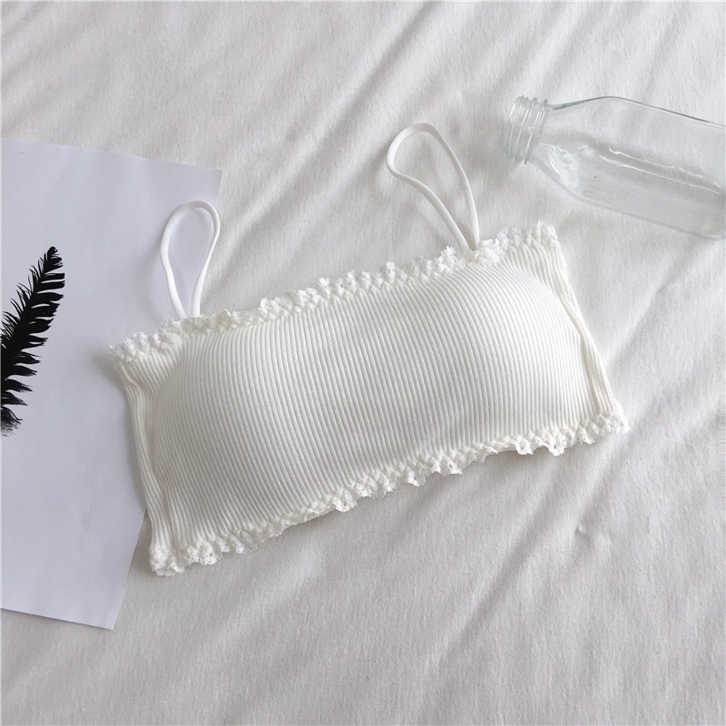 Women's Cotton Bra Female Tube - Suspender Tank Top review and price