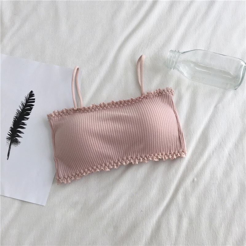 Women's Cotton Bra Female Tube - Suspender Tank Top review and price