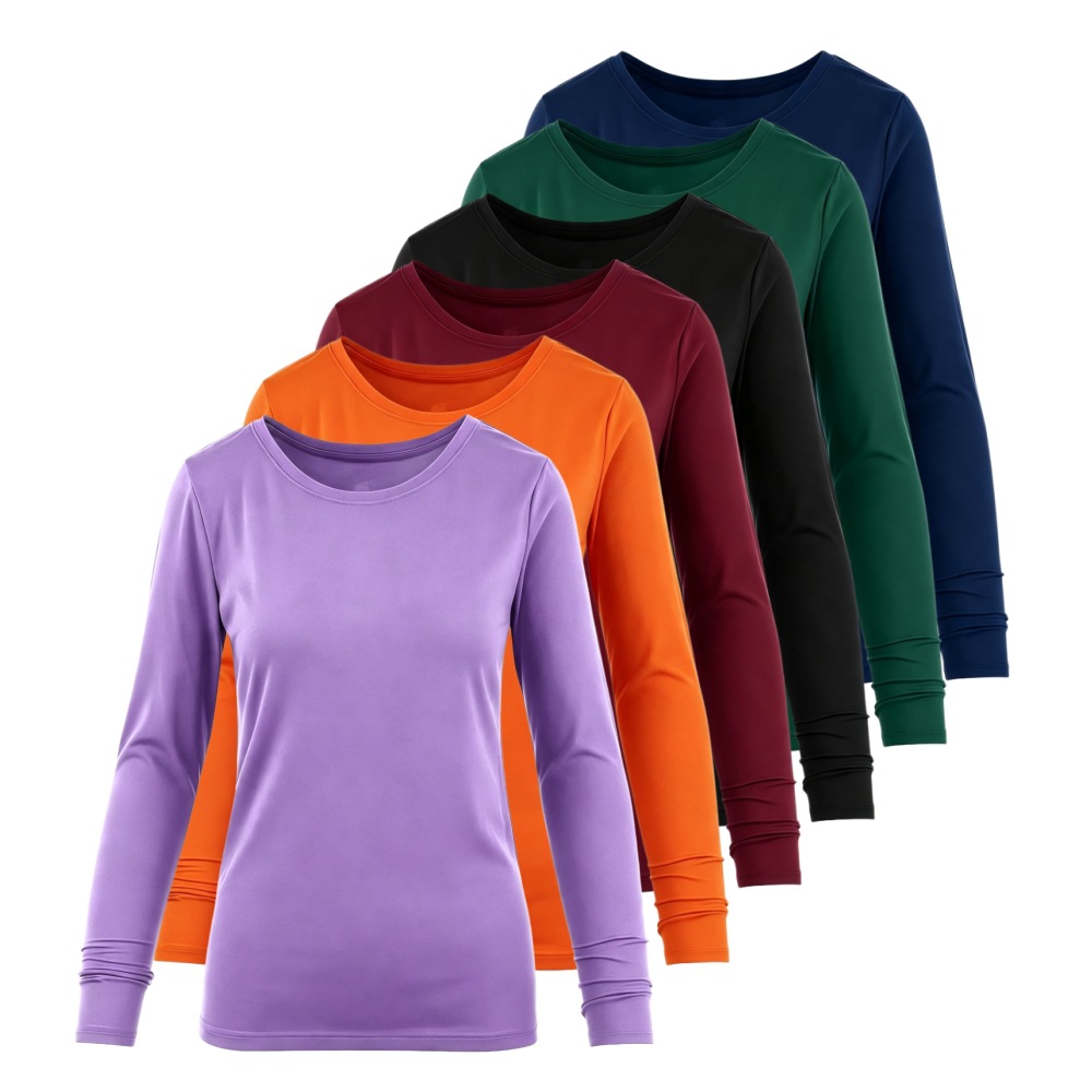 Crew Neck Long Sleeve Scrub Un - Undershirt Crew Neck review and price