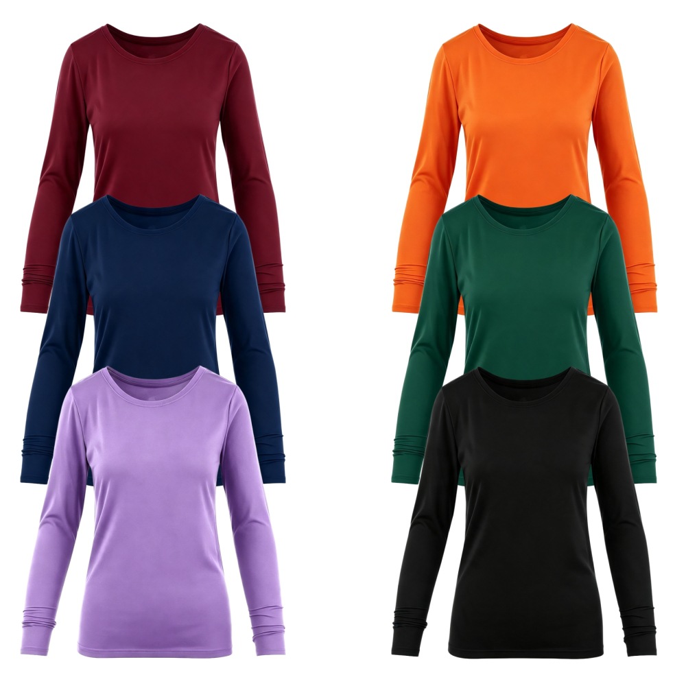 Crew Neck Long Sleeve Scrub Un - Undershirt Crew Neck review and price